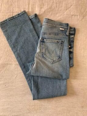 MOTHER Light Blue Skinny Jeans